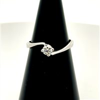 Anello Donna Solitario in Oro Diamante Cianfrone Gioielli ANOR-97-198